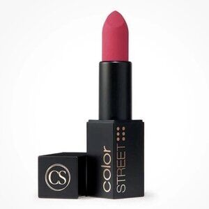 Color Street Lipstick DRAMALICIOUS 202 Fuchsia Pink Matte Finish Lip Stick NEW